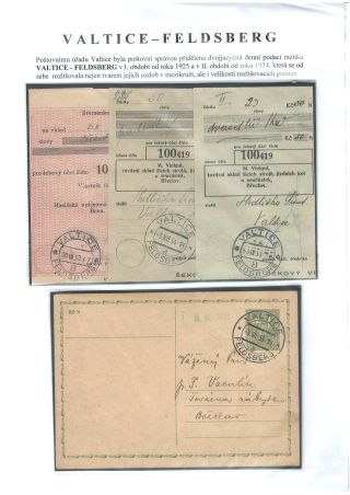 POŠTOVNÍ HISTORIE VALTICKA – list 40