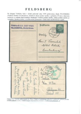 POŠTOVNÍ HISTORIE VALTICKA – list 42
