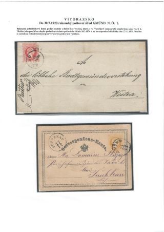 POŠTOVNÍ HISTORIE VITORAZSKA – list 7