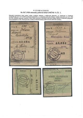 POŠTOVNÍ HISTORIE VITORAZSKA – list 10