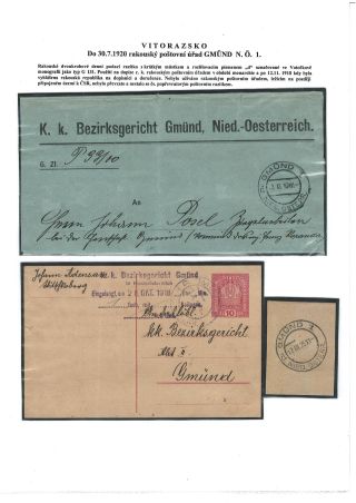 POŠTOVNÍ HISTORIE VITORAZSKA – list 13