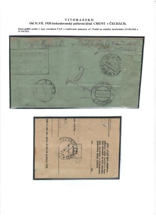 POSTGESCHICHTE VON VITORAZ (WEITRAER GEBIET) – Blatt 17