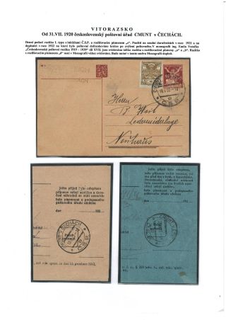 POSTGESCHICHTE VON VITORAZ (WEITRAER GEBIET) – Blatt 20