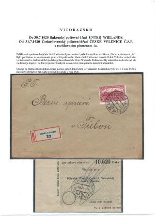 POSTGESCHICHTE VON VITORAZ (WEITRAER GEBIET) – Blatt 21