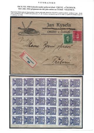 POSTGESCHICHTE VON VITORAZ (WEITRAER GEBIET) – Blatt 23