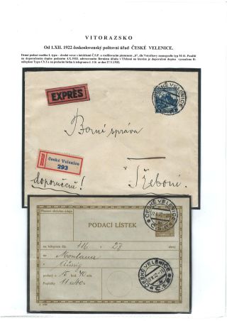 POSTGESCHICHTE VON VITORAZ (WEITRAER GEBIET) – Blatt 25