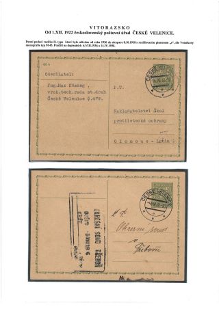 POSTGESCHICHTE VON VITORAZ (WEITRAER GEBIET) – Blatt 32