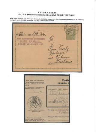 POSTGESCHICHTE VON VITORAZ (WEITRAER GEBIET) – Blatt 33
