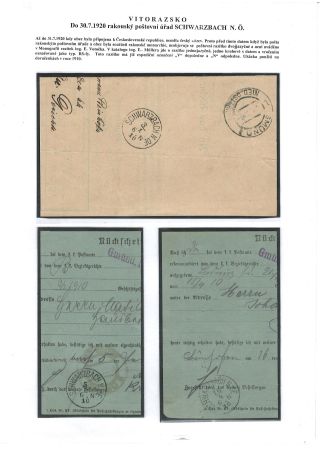 POSTGESCHICHTE VON VITORAZ (WEITRAER GEBIET) – Blatt 46