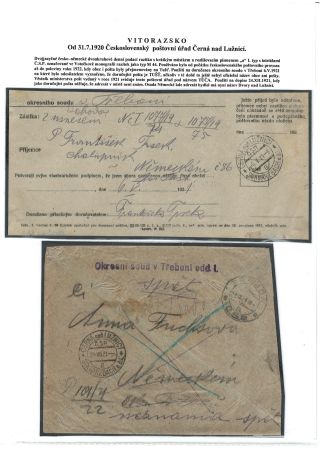 POSTGESCHICHTE VON VITORAZ (WEITRAER GEBIET) – Blatt 53