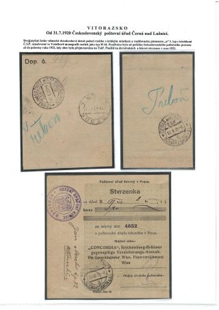 POSTGESCHICHTE VON VITORAZ (WEITRAER GEBIET) – Blatt 54