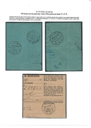 POSTGESCHICHTE VON VITORAZ (WEITRAER GEBIET) – Blatt 56