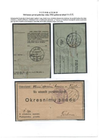 POSTGESCHICHTE VON VITORAZ (WEITRAER GEBIET) – Blatt 57