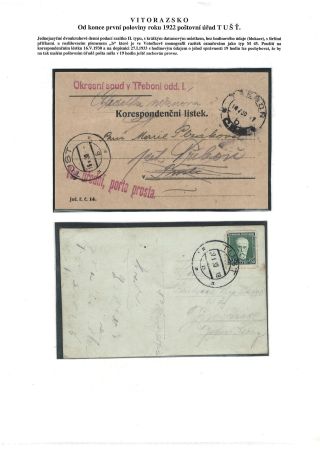 POSTGESCHICHTE VON VITORAZ (WEITRAER GEBIET) – Blatt 58