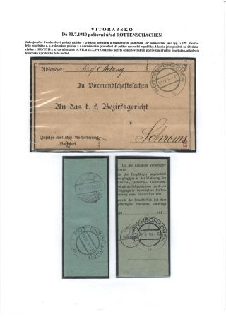 POSTGESCHICHTE VON VITORAZ (WEITRAER GEBIET) – Blatt 62