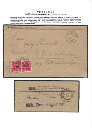 POSTGESCHICHTE VON VITORAZ (WEITRAER GEBIET) – Blatt 64