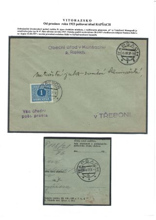 POSTGESCHICHTE VON VITORAZ (WEITRAER GEBIET) – Blatt 67