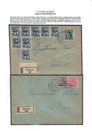 POSTGESCHICHTE VON VITORAZ (WEITRAER GEBIET) – Blatt 68