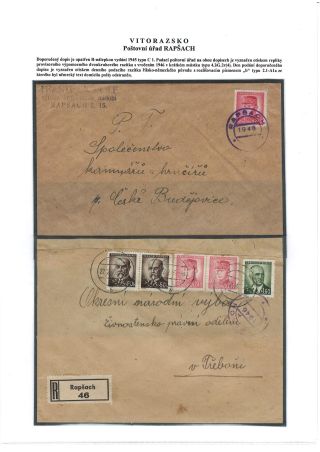 POSTGESCHICHTE VON VITORAZ (WEITRAER GEBIET) – Blatt 69