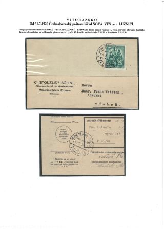 POSTGESCHICHTE VON VITORAZ (WEITRAER GEBIET) – Blatt 74