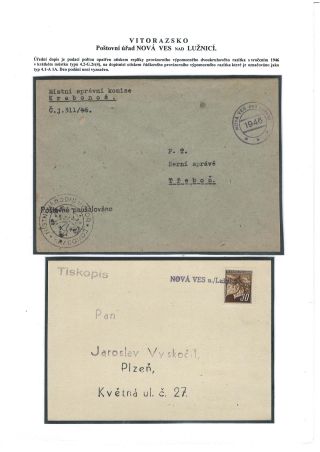 POSTGESCHICHTE VON VITORAZ (WEITRAER GEBIET) – Blatt 79