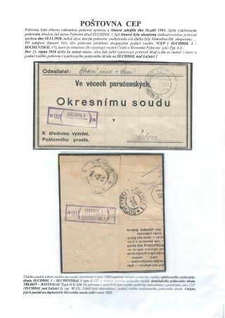 RAKOUSKÉ A ČESKOSLOVENSKÉ POŠTOVNY NA OKRESE JINDŘICHŮV HRADEC – list 2