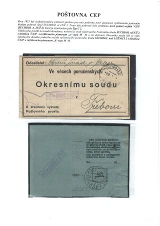 RAKOUSKÉ A ČESKOSLOVENSKÉ POŠTOVNY NA OKRESE JINDŘICHŮV HRADEC – list 3