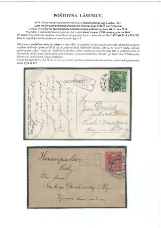 RAKOUSKÉ A ČESKOSLOVENSKÉ POŠTOVNY NA OKRESE JINDŘICHŮV HRADEC – list 6