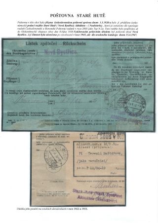 RAKOUSKÉ A ČESKOSLOVENSKÉ POŠTOVNY NA OKRESE JINDŘICHŮV HRADEC – list 14