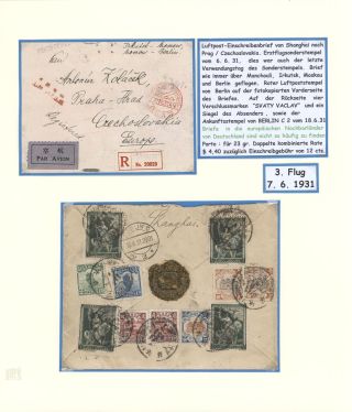 ČÍNA - LETECKÁ POŠTA 1931-1941 PROSTŘEDNICTVÍM EURASIA AVIATION CORP. – list 18
