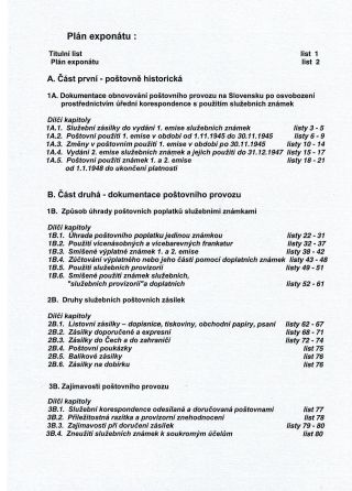 USAGE OF OFFICIAL STAMPS IN SLOVAKIA – sheet 2
