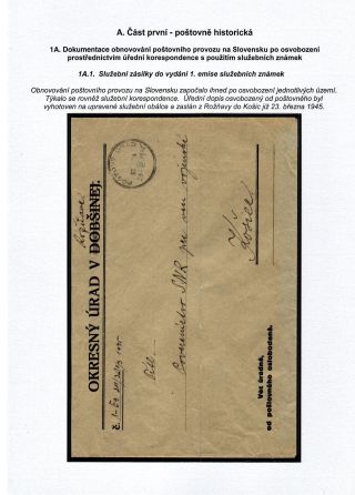 USAGE OF OFFICIAL STAMPS IN SLOVAKIA – sheet 3