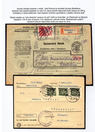 USAGE OF OFFICIAL STAMPS IN SLOVAKIA – sheet 4