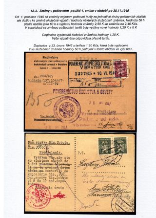 USAGE OF OFFICIAL STAMPS IN SLOVAKIA – sheet 10