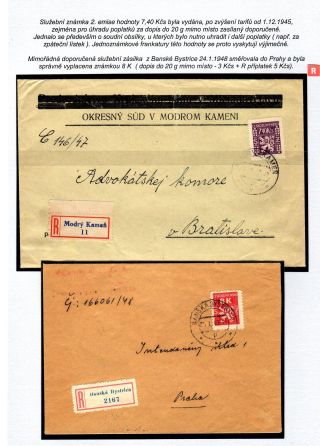 VERWENDUNG DER DIENSTMARKEN IN DER SLOWAKEI – Blatt 31
