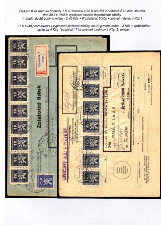 VERWENDUNG DER DIENSTMARKEN IN DER SLOWAKEI – Blatt 34