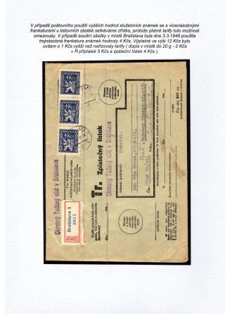 VERWENDUNG DER DIENSTMARKEN IN DER SLOWAKEI – Blatt 36