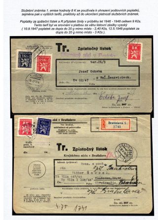 VERWENDUNG DER DIENSTMARKEN IN DER SLOWAKEI – Blatt 42