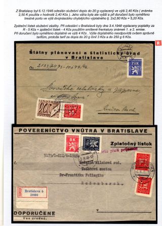 VERWENDUNG DER DIENSTMARKEN IN DER SLOWAKEI – Blatt 47