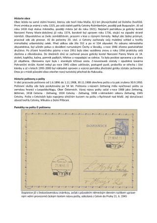 TSCHECHISCHE LÄNDER - POSTÄMTER VERSCHWUNDENE AUS DEN KARTEN – Blatt 22