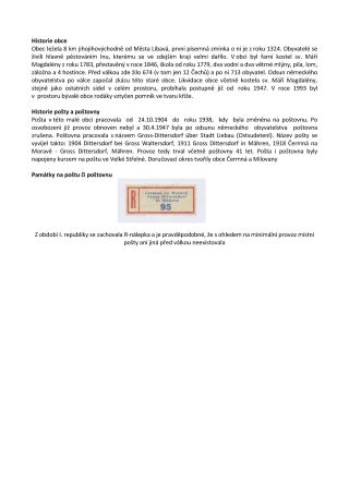 TSCHECHISCHE LÄNDER - POSTÄMTER VERSCHWUNDENE AUS DEN KARTEN – Blatt 30