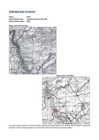 CZECH LANDS - POST OFFICES DISAPPEARED FROM MAPS – sheet 33
