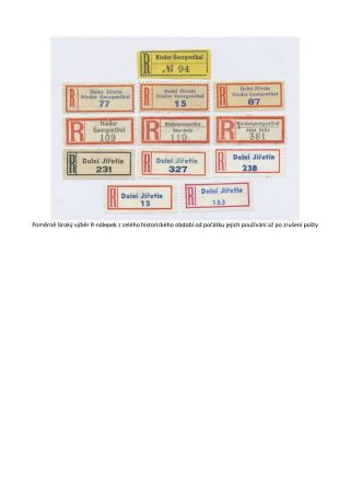 CZECH LANDS - POST OFFICES DISAPPEARED FROM MAPS – sheet 40