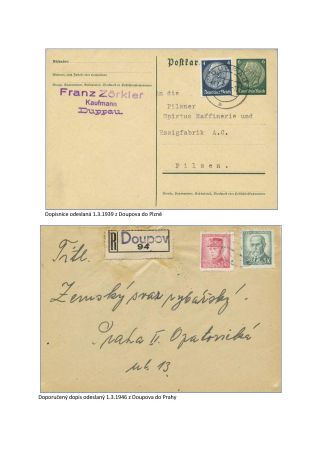 CZECH LANDS - POST OFFICES DISAPPEARED FROM MAPS – sheet 55