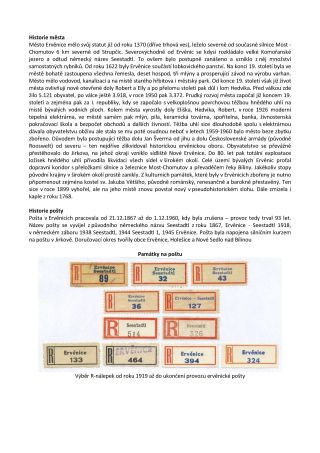 CZECH LANDS - POST OFFICES DISAPPEARED FROM MAPS – sheet 62