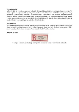 TSCHECHISCHE LÄNDER - POSTÄMTER VERSCHWUNDENE AUS DEN KARTEN – Blatt 68