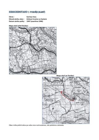 TSCHECHISCHE LÄNDER - POSTÄMTER VERSCHWUNDENE AUS DEN KARTEN – Blatt 89