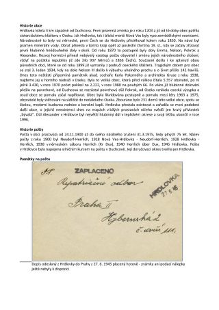 TSCHECHISCHE LÄNDER - POSTÄMTER VERSCHWUNDENE AUS DEN KARTEN – Blatt 98
