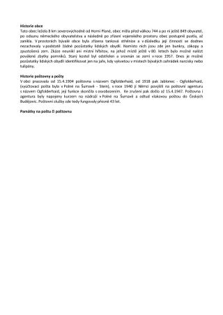 TSCHECHISCHE LÄNDER - POSTÄMTER VERSCHWUNDENE AUS DEN KARTEN – Blatt 104