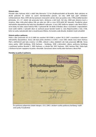 TSCHECHISCHE LÄNDER - POSTÄMTER VERSCHWUNDENE AUS DEN KARTEN – Blatt 114